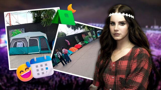 Los fans de Lana del Rey acampan frente al Foro Sol