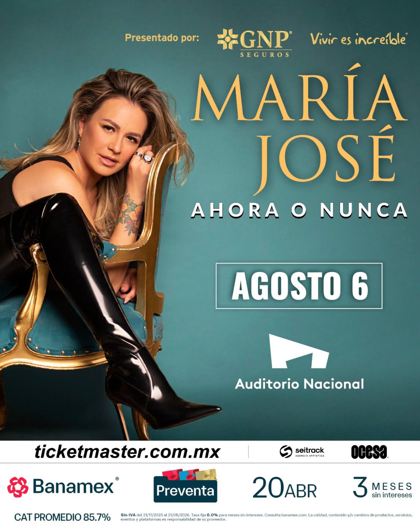 María José en el Auditorio Nacional