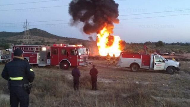 Ducto clandestino en Axapusco