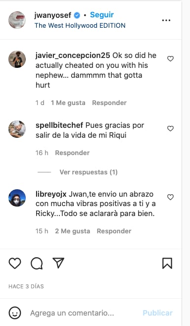 Acosan a Jwan Yosef tras polémica de Ricky Martin
