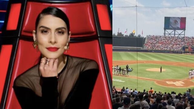 María León se equivoca al cantar el Himno Nacional