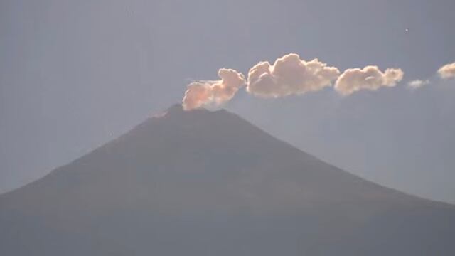 Volcán Popocatépetl el 15 de enero