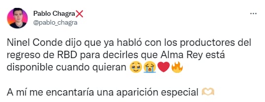 ¿Será el regreso de Alma Rey? Ninel Conde quiere unirse a RBD 2023.
