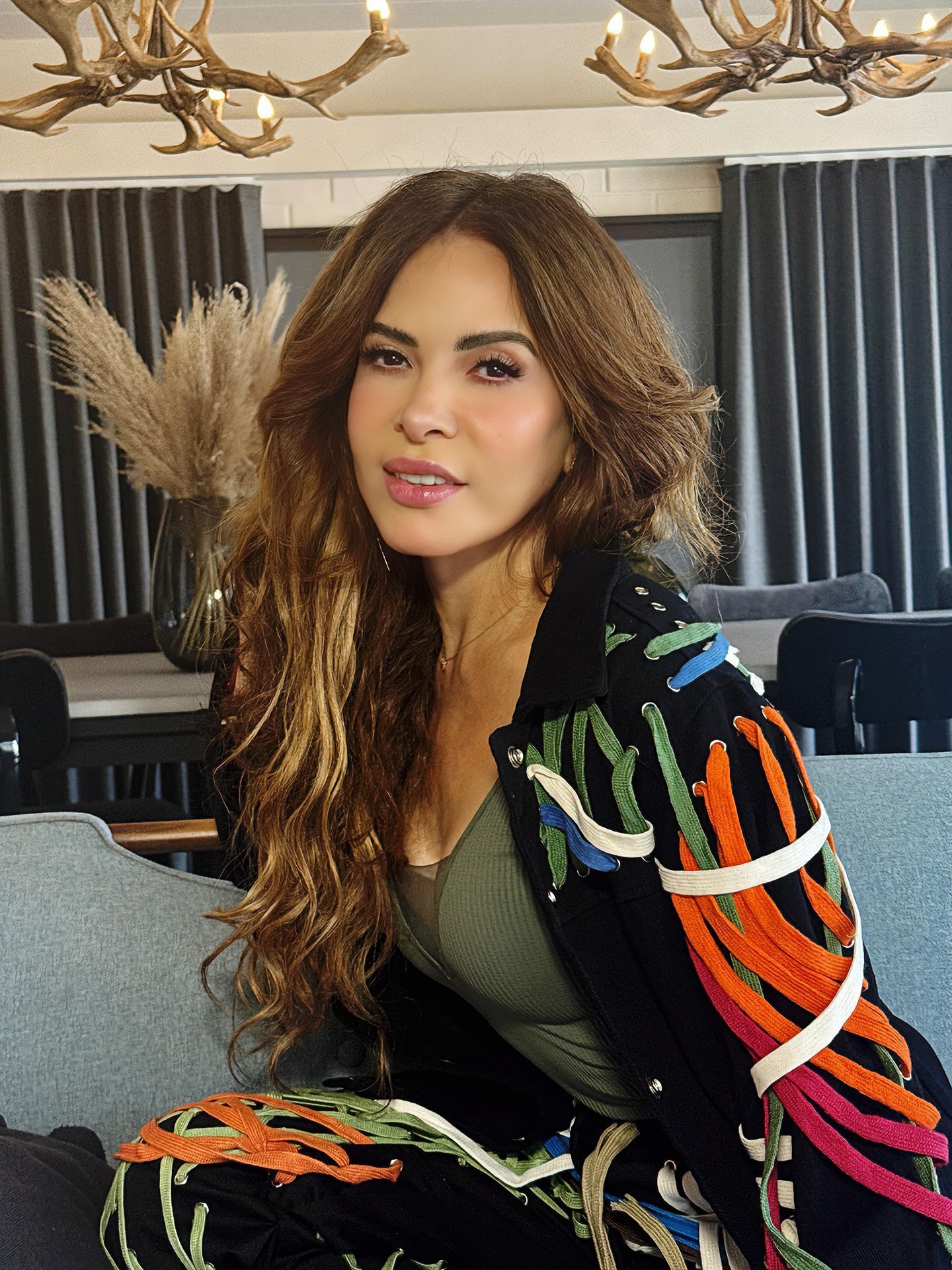 Gloria Trevi, cantante.
