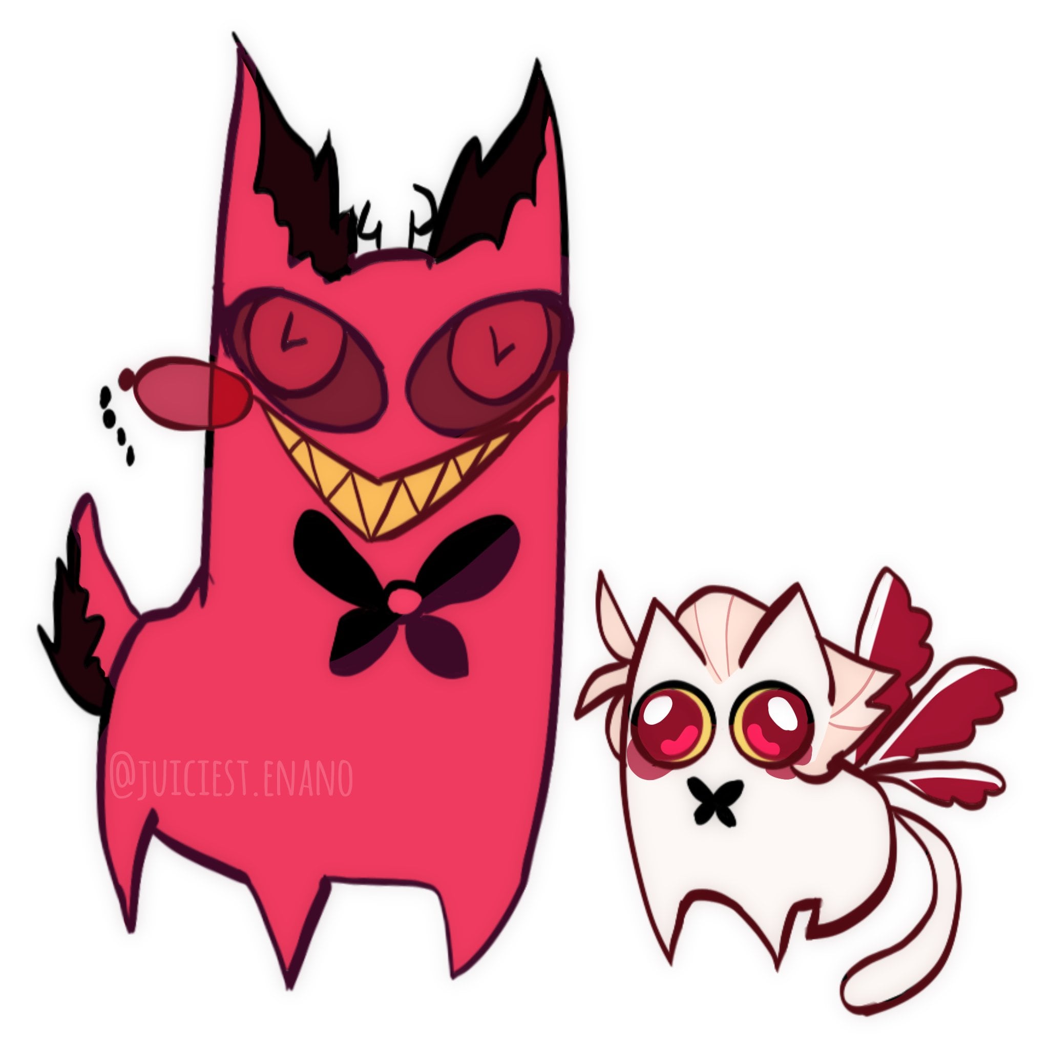 Fanarts de Alastor x Lucifer, el nuevo ship de Hazbin Hotel