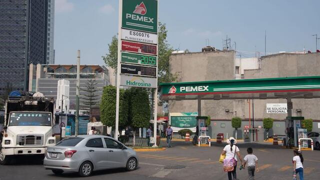 Estación de servicio en Ciudad de México.