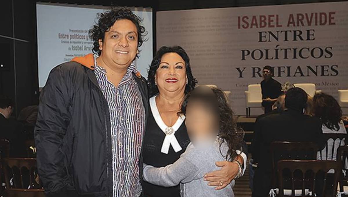 Isabel Arvide y su hijo Bruno Cárcamo Arvide