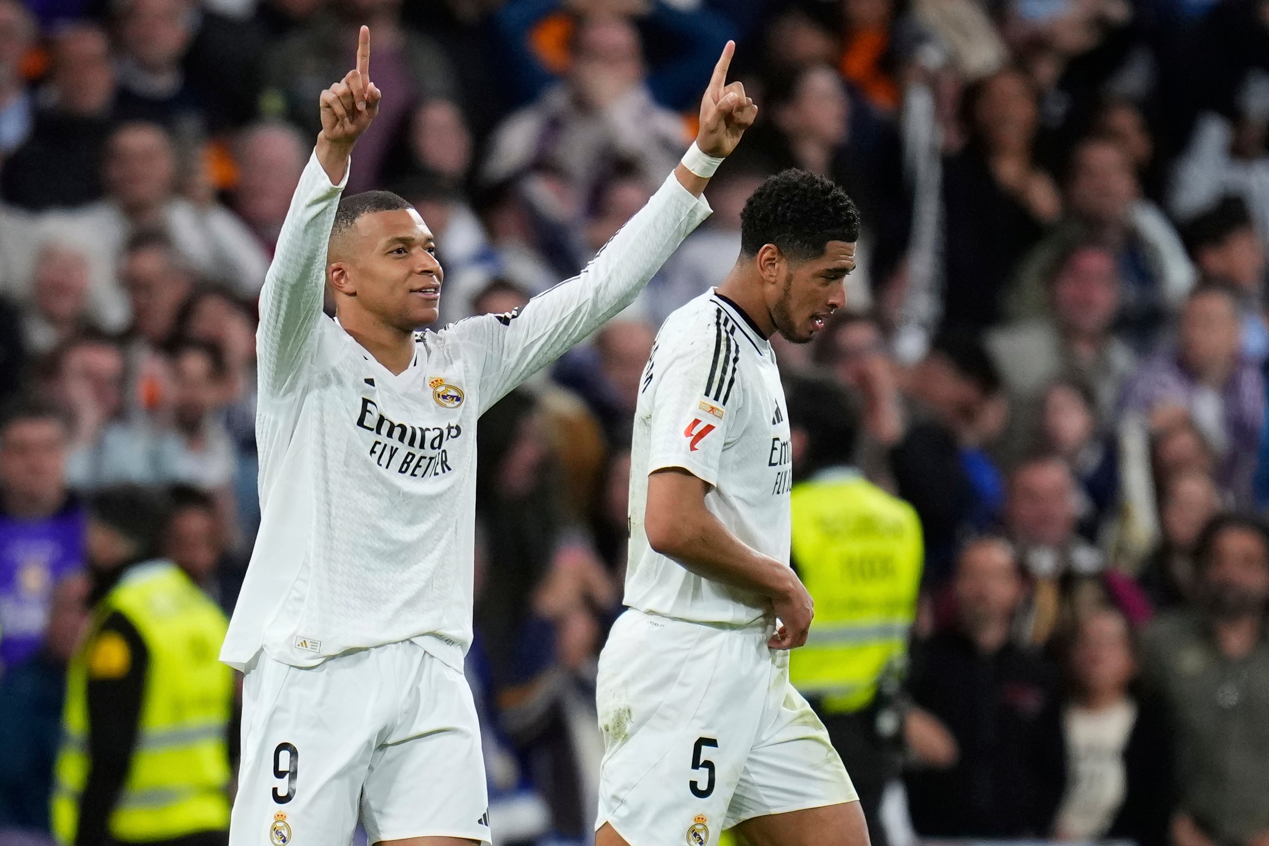 Kylian Mbappé y Jude Bellingham.