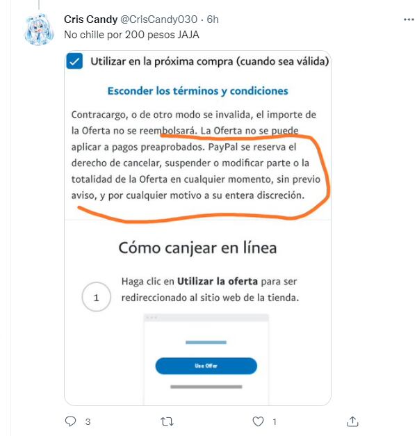 Términos y Condiciones de PayPal