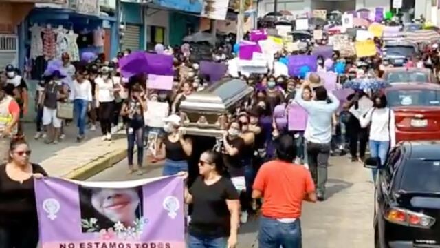 Marchas por el feminicidio de Itzel Dayana