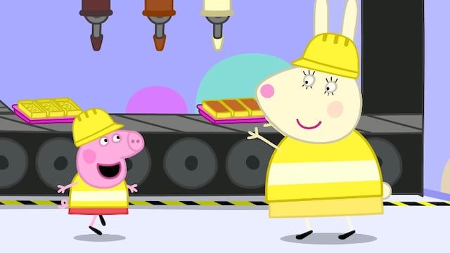 Peppa Pig conoce la fábrica de chocolate
