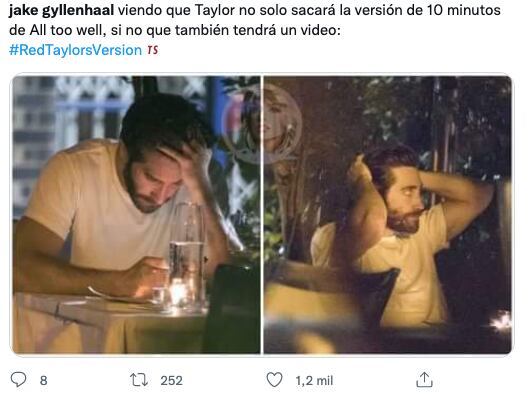 Teorías de los fans sobre que la canción 'All Too Well' de Taylor Swift es para Jake Gyllenhaal