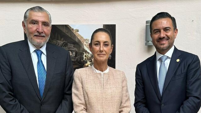 Miguel Ángel Yunes Linares se reunió con Adán Augusto López y Claudia Sheinbaum
