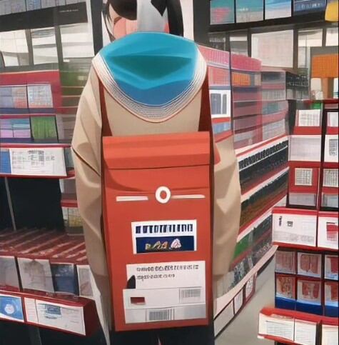 Productos del Oxxo con filtro AI Manga de TikTok
