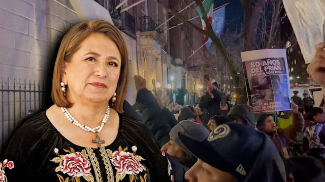 Xóchitl Gálvez no es bien recibida por mexicanos en Nueva York