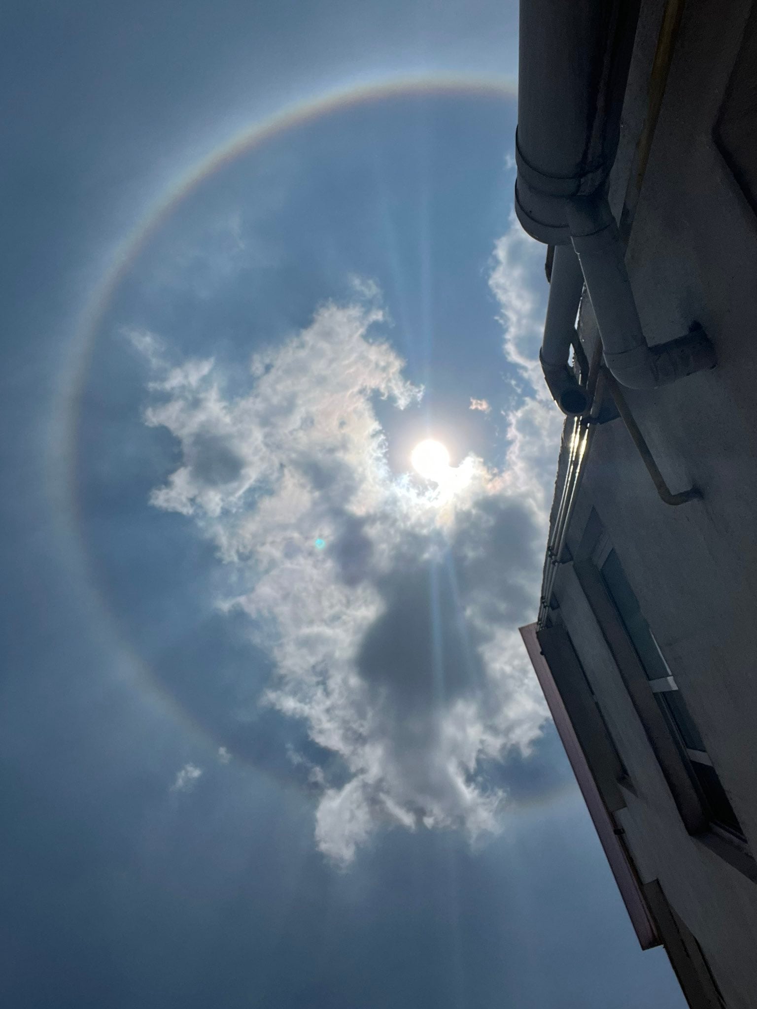 Halo Solar hoy 24 de mayo CDMX