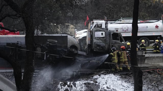 Explosión de pipa de gas en Iztapalapa.