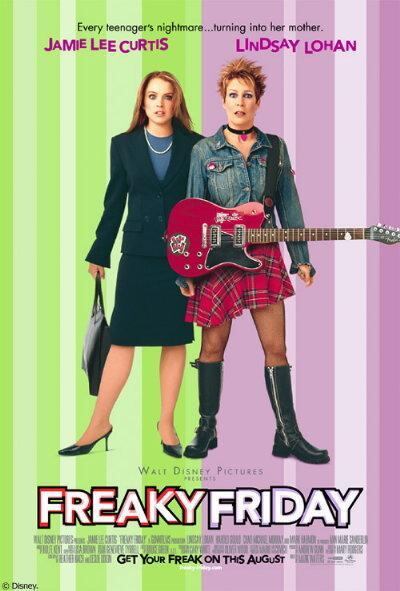 Poster de Un viernes de locos, película de Jamie Lee Curtis y Lindsay Lohan