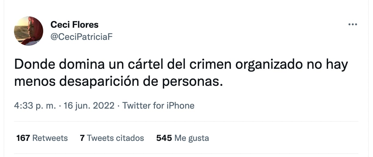 Cecilia Flores responde a AMLO