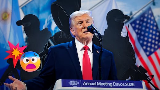 Trump anuncia desde Davos ataques en tierra contra cárteles del narcotráfico