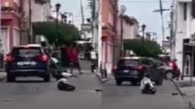 Video de una camioneta atropellando a policía de tránsito en Celaya