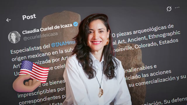 México reclama a Estados Unidos por venta ilegal de piezas prehispánicas.
