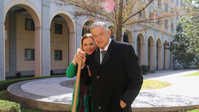 AMLO y Beatriz Gutiérrez