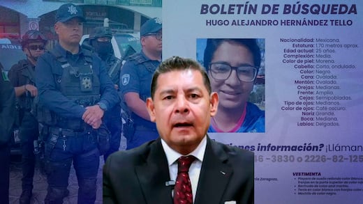 Armenta no escatimará recursos para localizar a Hugo Alejandro Hernández Tello, estudiante desaparecido de BUAP