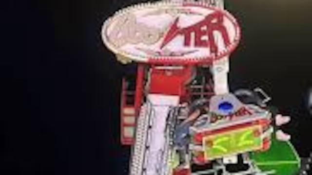 Falla juego Booster en la Feria de San Miguel Arcángel