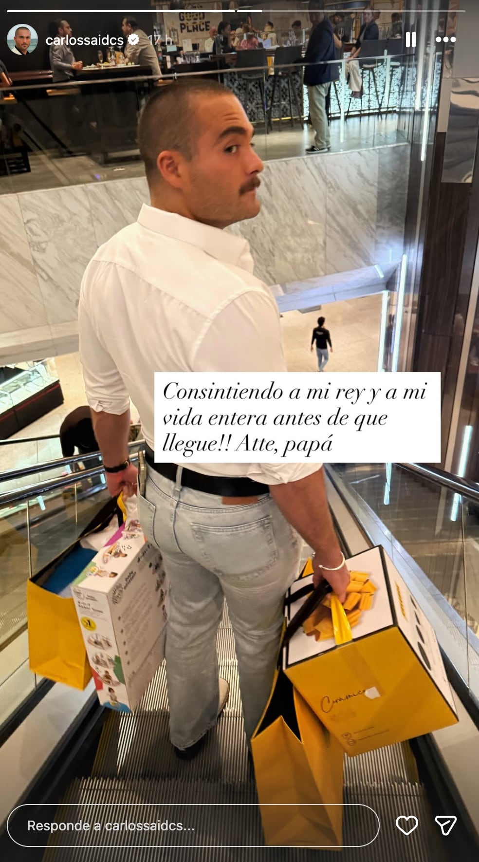 Claudia Martín y Carlos Said serán papás de un niño