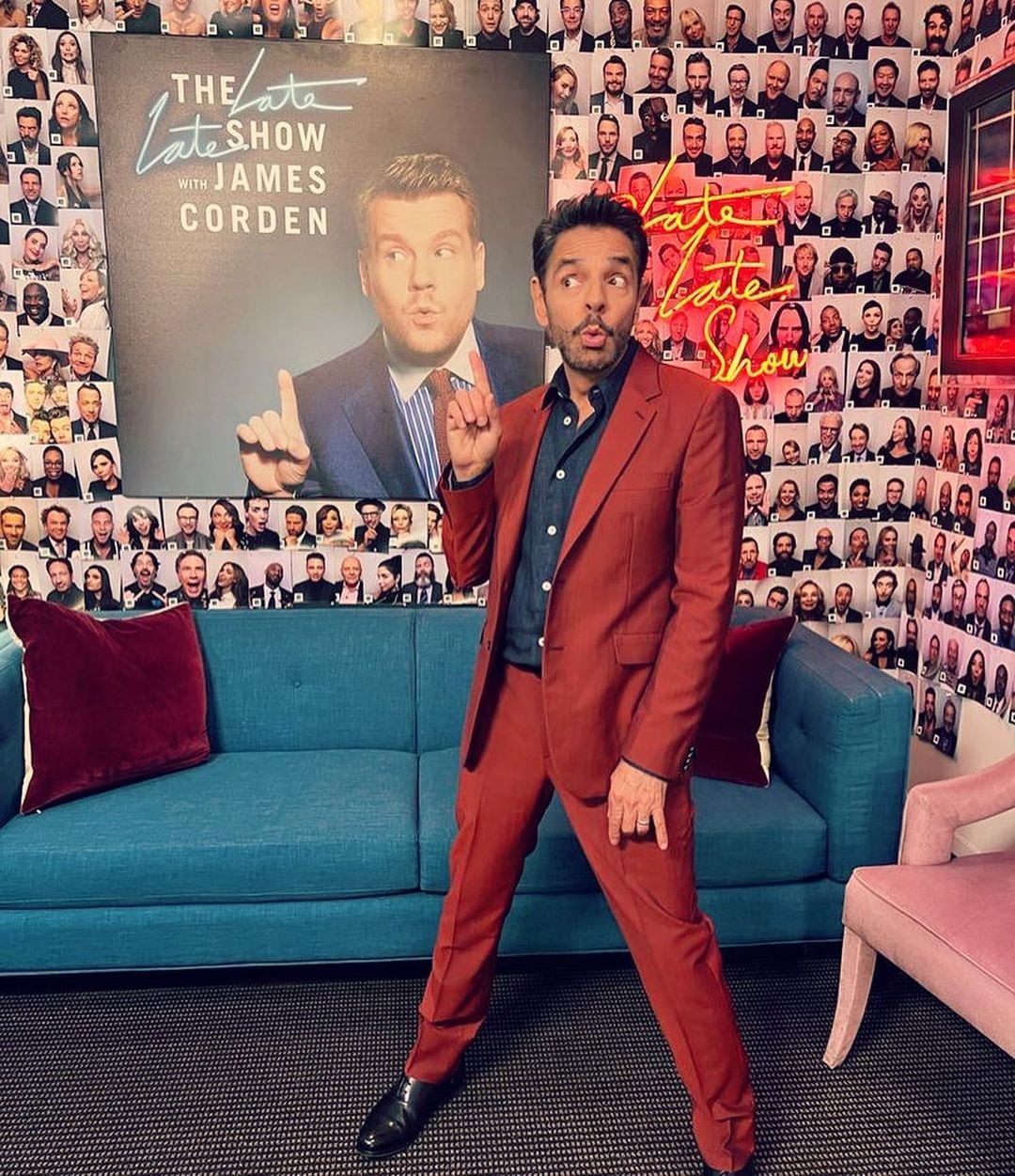 Eugenio Derbez en The Late Late Show