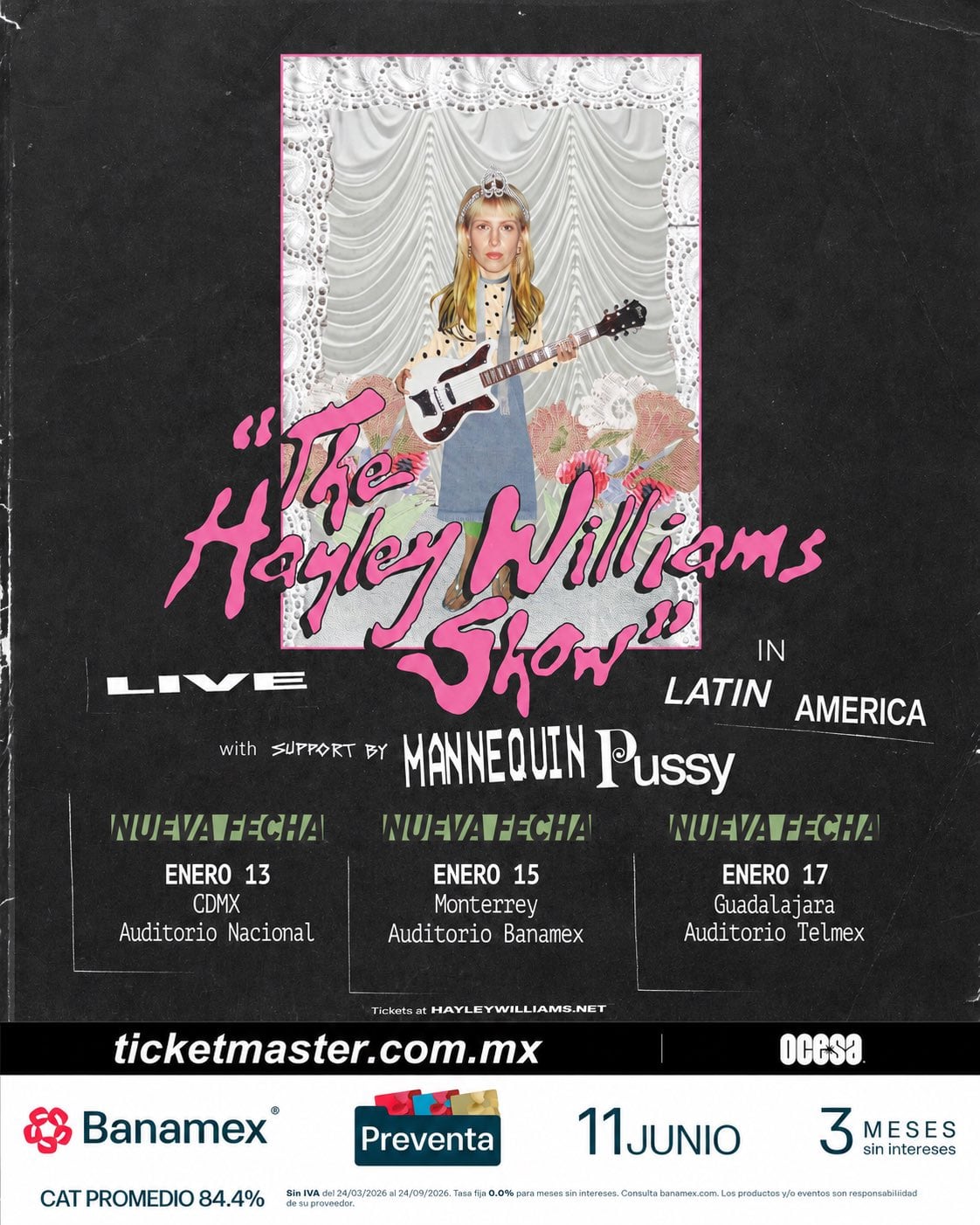 Conciertos de Hayley Williams en México