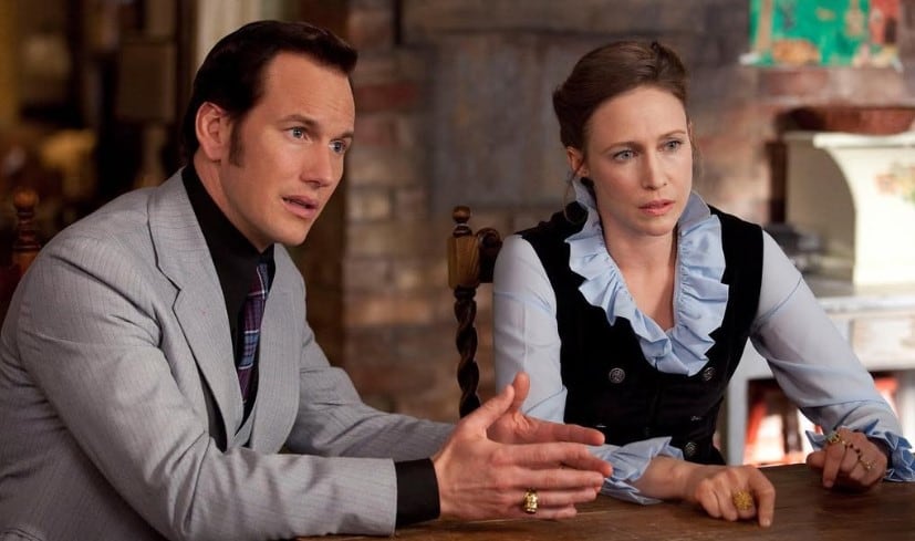Vera Farmiga y Patrick Wilson en El Conjuro