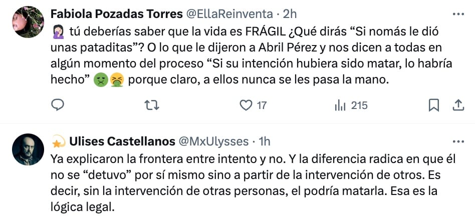 Reacciones a declaración de Saskia Niño de Rivera