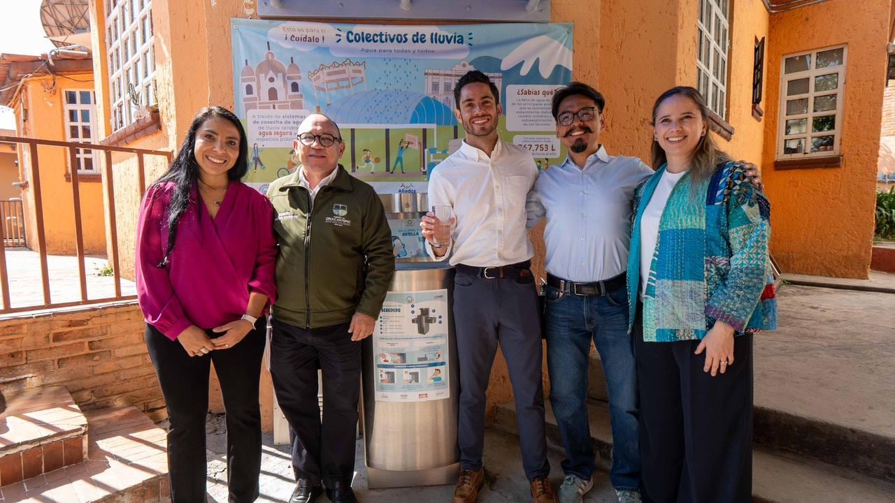 Pepe Couttolenc impulsa captación de agua de lluvia como solución a crisis hídrica en el Estado de México