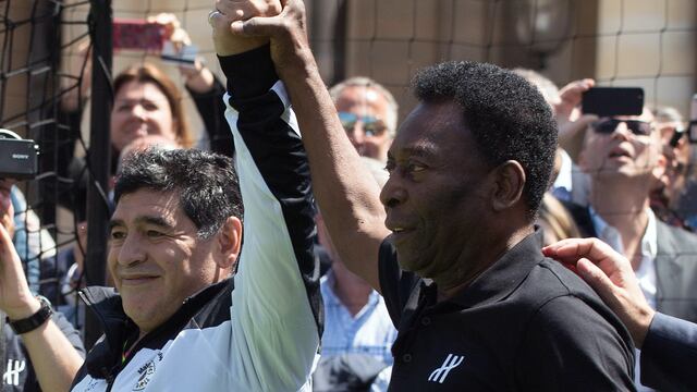 Maradona y Pelé