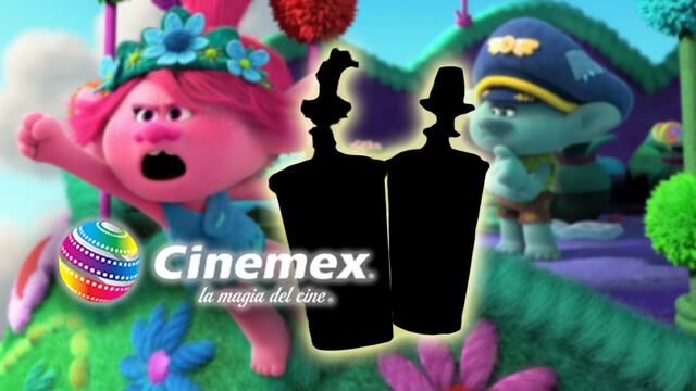 Vasos de Trolls 3 en Cinemex