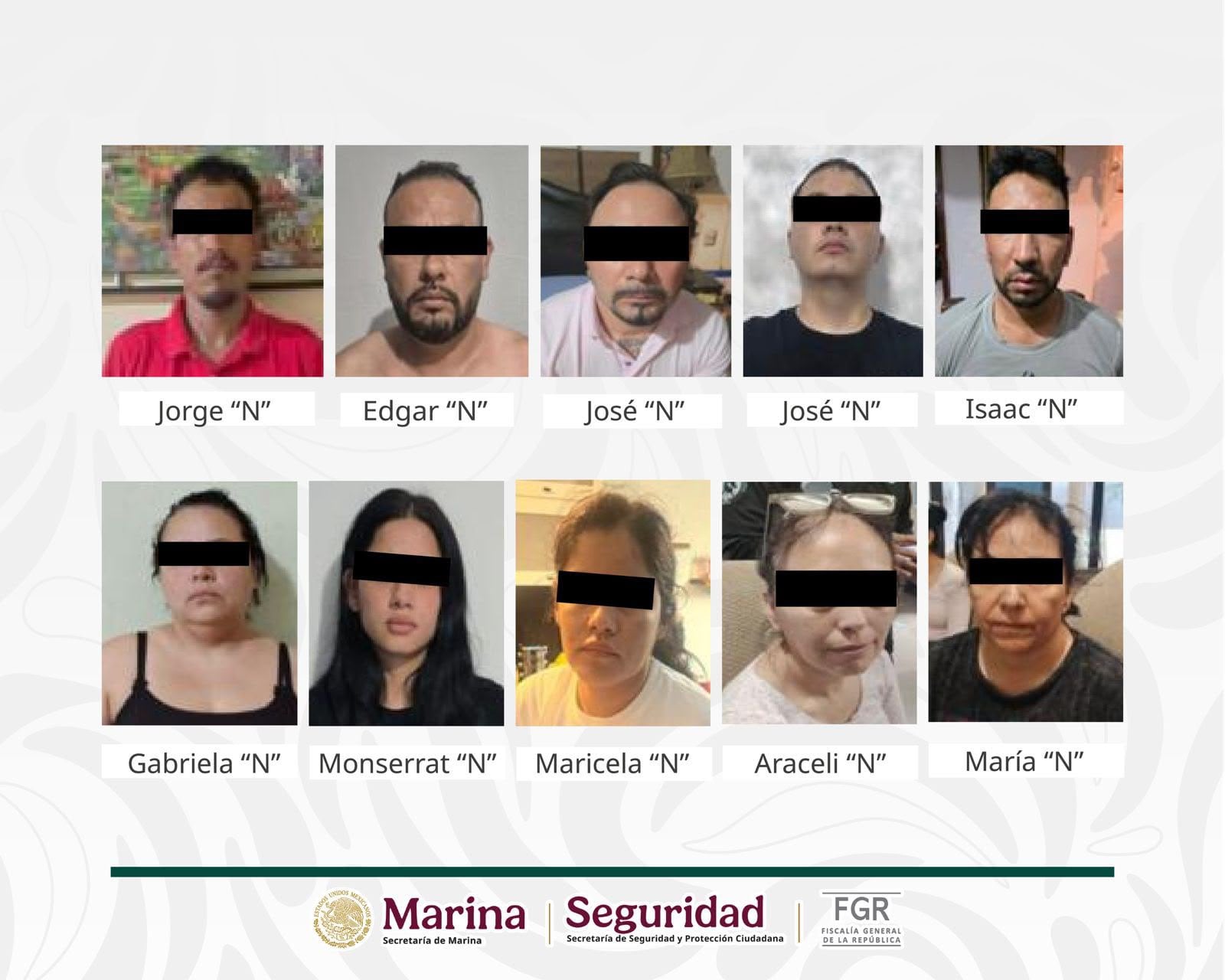 Autoridades dan golpe al CJNG con la captura de su operador y 9 personas más en Nayarit