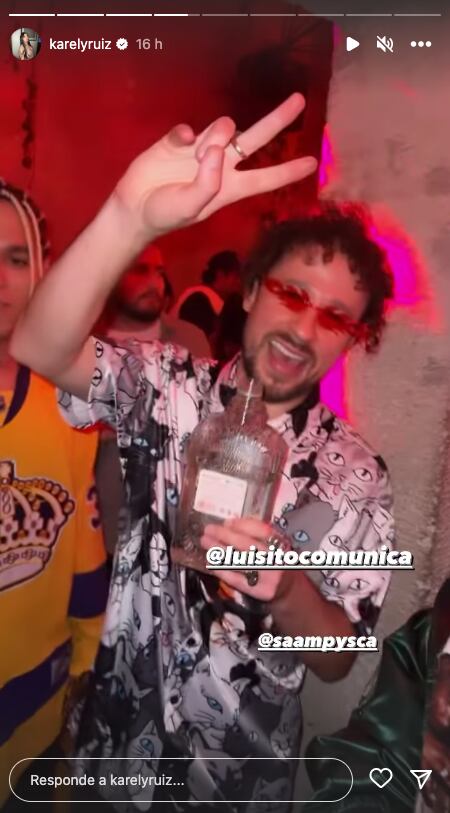 Luisito Comunica celebra el aniversario de su tequila y Karely Ruiz fue una de las invitadas