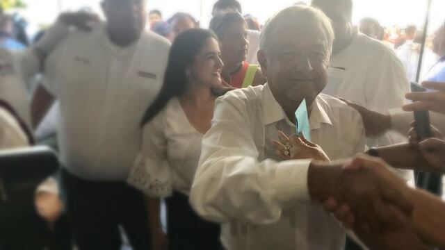 Andrés Manuel López Obrador, candidato a la Presidencia por la coalición Juntos Haremos Historia