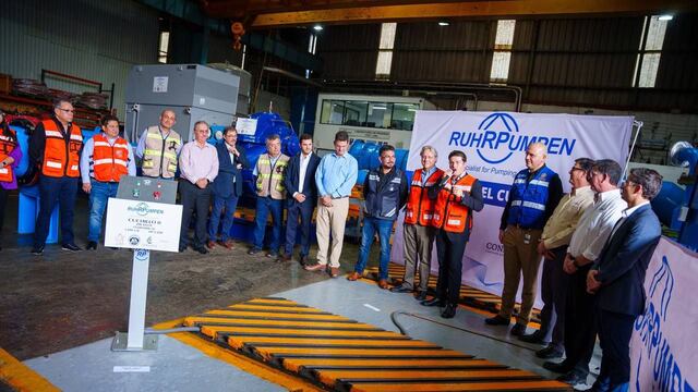 Samuel García supervisa pruebas de equipos de bombeo para el acueducto El Cuchillo II