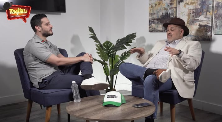 Adrián Marcelo en entrevista con René Franco