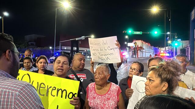 Vecinos de Hermosillo denuncian escasez de agua