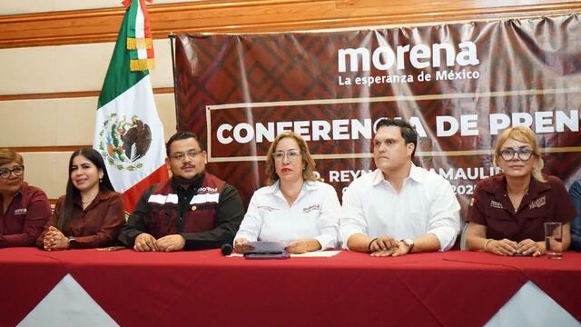 Guadalupe Gómez informa que Morena se separa de PVEM en Tamaulipas.