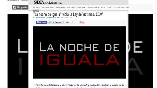 La acción, iniciada por el normalista Omar García señala que el filme criminaliza a los jóvenes desaparecidos desde hace más de un año, pues los vincula con un grupo criminal.