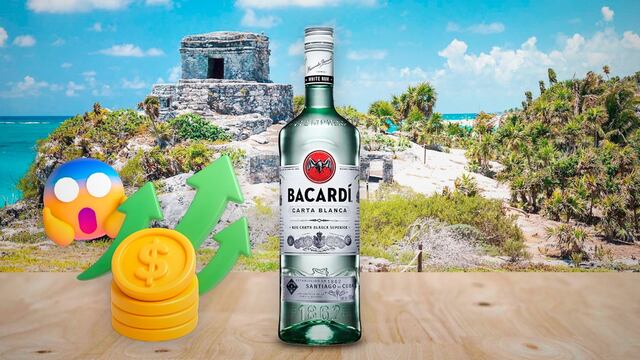 Precio récord: Bacardi blanco cuesta hasta 10 mil pesos en club de Tulum, según menú