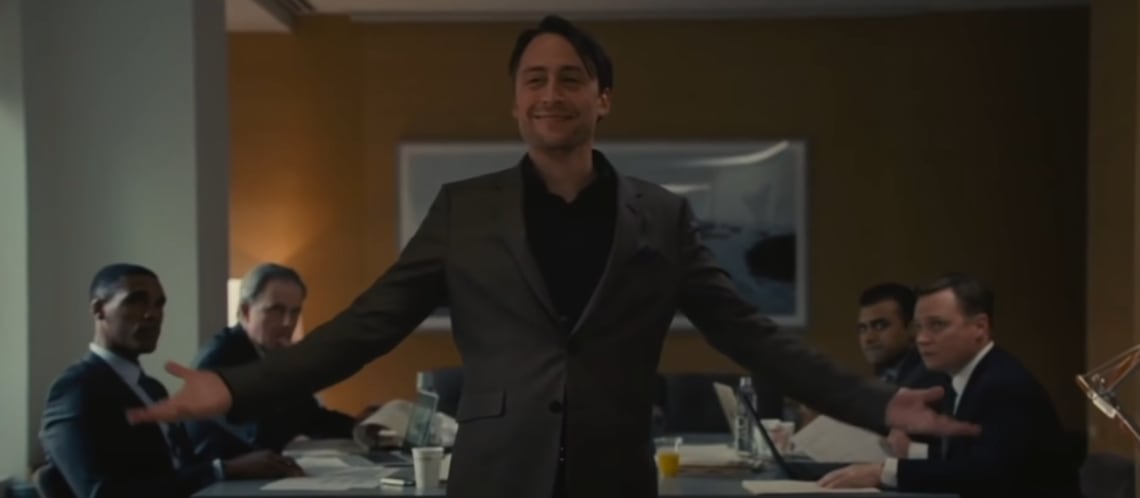 Kieran Culkin, en la serie Sucession