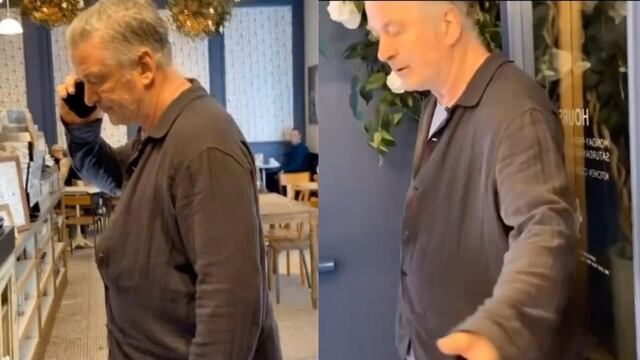 Alec Baldwin es acosado por una activista pro Palestina