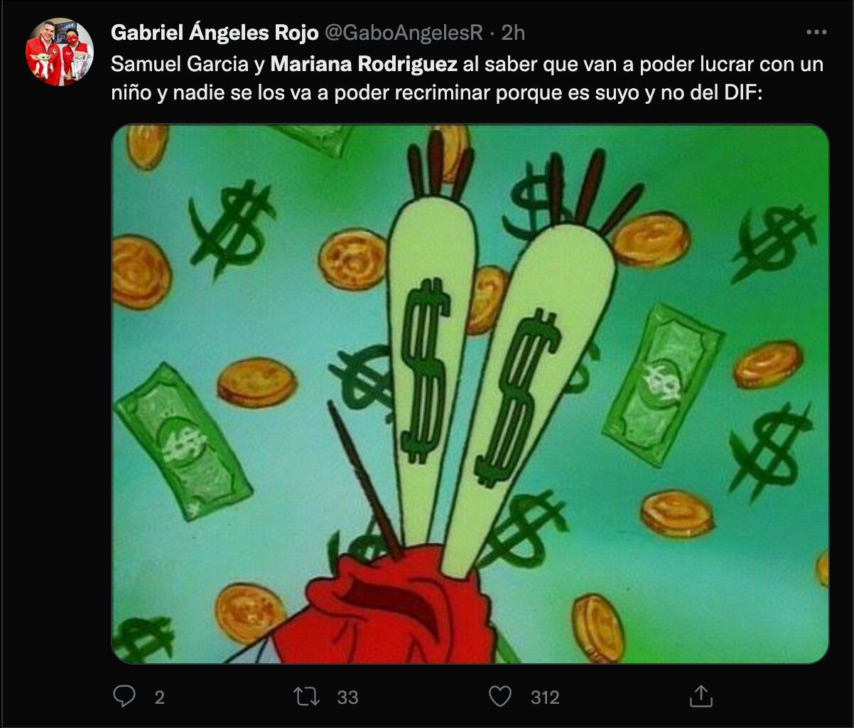 Mariana Rodríguez es felicitada con memes por su embarazo... o algo así