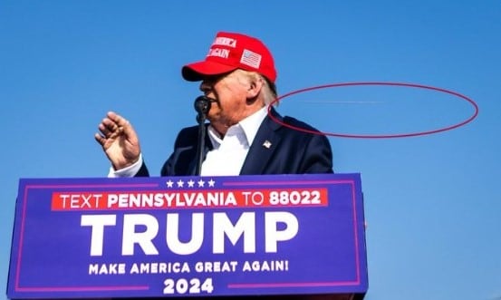 Captan bala contra Donald Trump